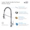 Kibi Largo Single Handle Pull Down Kitchen Sink Faucet KKF2006CH - alternate 3
